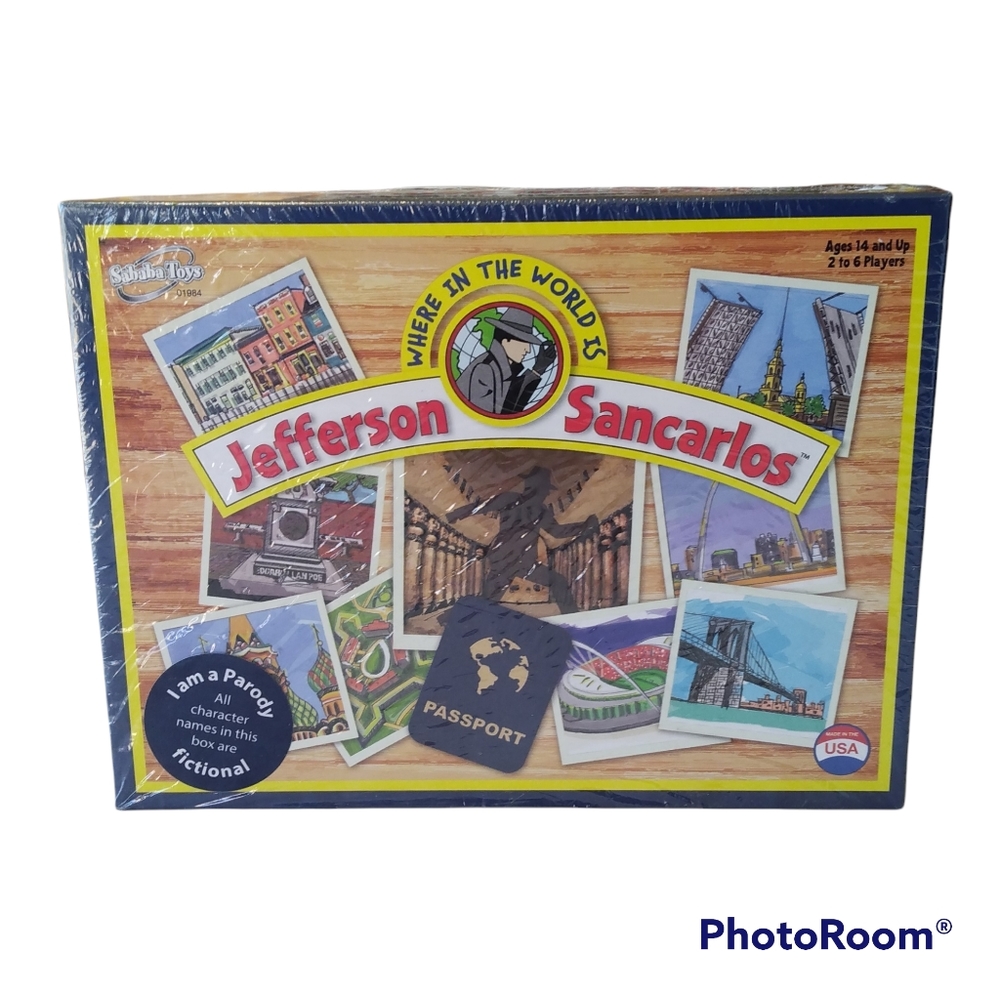 Sababa Toys, Where in the World Is Jefferson Sancarlos, Family board game.